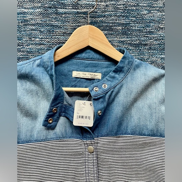 NWT We the Free Moto Colorblock shirt - Picture 6 of 10